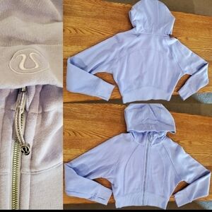 Lululemon cropped scuba full zip